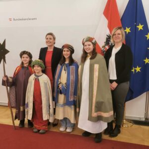 Sternsingen bei BM Susanne Raab